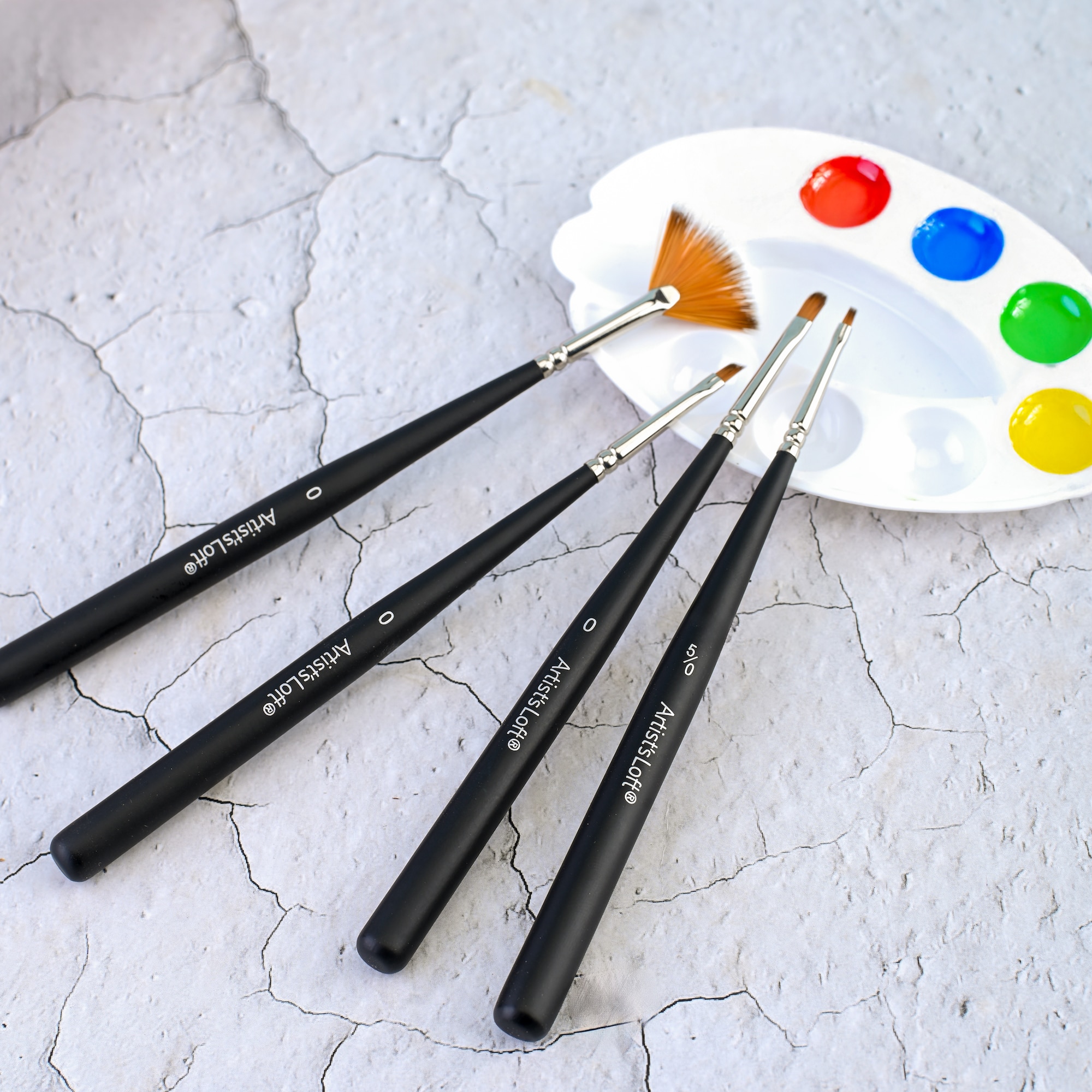 6-Piece Mixed Media Detail Brush Set by Artist's Loft®